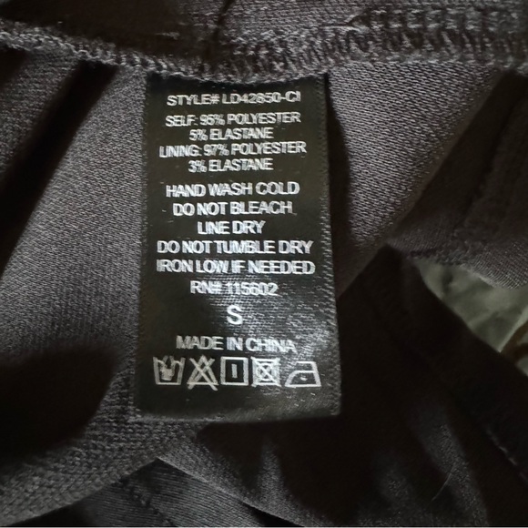 LUSH MINI BLACK DRESS - Picture 4 of 4